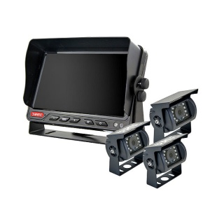 0-774-56 Durite Quad Reversing Camera System ( Including 3 Rear Cameras)